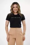 T-SHIRT SORRIA TODOS OS DIAS - PRETO