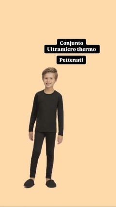 Conjunto Térmico Infantil Unissex Preto