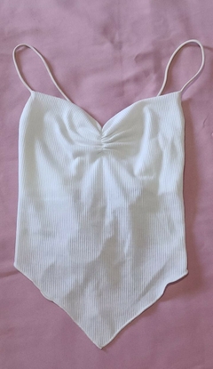 Cropped plissado