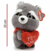 Peluche Mapache Y Zorro Con Corazón - comprar online