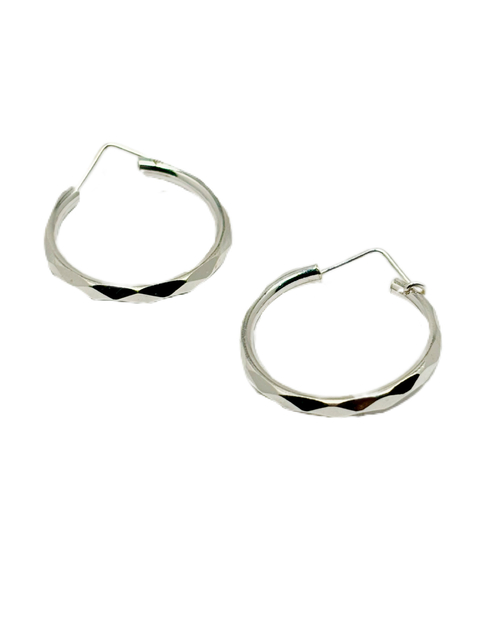 Arracada Plata Rombo Mini