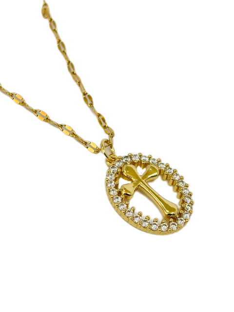 Collar Cruz Redonda