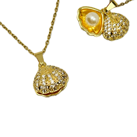 Collar Concha Perla