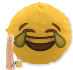 Pelúcia Emoji Risadinha Com Prótese Universo Da Pelúcia