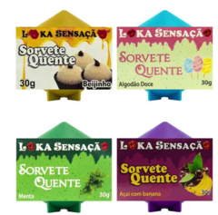 Vela Comestível Sorvete Quente 25G Loka Sensação