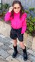 Camisa Mia Pink - MimusBi Moda Infantil 