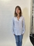 blusa social listrada - loja online