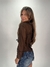 blusa vintage marrom - comprar online