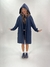 trench coat azul vintage