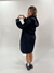 trench coat azul vintage - merch bazar
