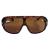 Óculos Unissex Mhandala Modelo Retro Aviator Estampa Havana e Lentes Marrom - comprar online