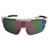 Óculos de Sol Esportivo Branco Com Lente Espelhada Modelo Spy