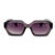 Óculos de Sol Hexagonal Feminino Marrom Tartaruga Modelo Push - loja online