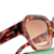 Óculos de Sol Hexagonal Feminino Marrom Tartaruga Modelo Push - Óculos de Sol Mhandala - Estilo e Proteção