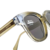 óculos de sol polarizado feminino hexagonal acetato premium azul modelo agulha - loja online