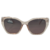 Óculos de Sol Polarizado Gatinha Acetato Premium Bege Transparente Modelo Ocean