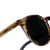 Óculos de Sol Polarizado Hexagonal Dourado Modelo Sup - comprar online