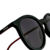 Óculos de Sol Polarizado Redondo Acetato Premium Preto Modelo NXA - comprar online