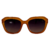 Óculos de Sol Feminino Laranja em Acetato Modelo King