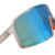 Óculos Esportivo Transparente com Laranja com Lente Azul Espelhada Modelo Running na internet