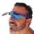 Óculos Polarizado Esportivo Máscara Azul com Lente Flexível Azul Espelhada Modelo V8 - comprar online