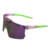 Imagem do Óculos Polarizado Esportivo Máscara Roxo com Verde Lente Flexível Roxa Espelhada Modelo V8
