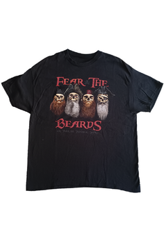 REMERA GILDÁN NEGRA TALLE XL, ESTAMPADO PIRATAS
