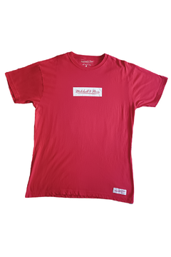 REMERA ROJA MITCHEL AND NESS, TALLE L