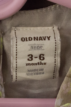 Vestido talle 3/6 meses Old Navy crepe en internet