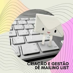 Criação e gestão de mailing list - comprar online