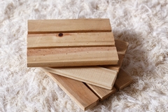 Jabonera de madera