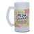 Caneca Chopp Profissão Colorida Pedagog Vidro Jateado 475ml