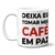 Caneca Xícara Porcelana Presente Meme Tomar Café em Paz