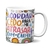 Caneca Xícara Porcelana Presente Meme Acordar Cedo Atrasar na internet