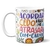 Caneca Xícara Porcelana Presente Meme Acordar Cedo Atrasar