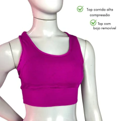 Conjunto Short linha Run - ROSA - ARY MODA FITNESS