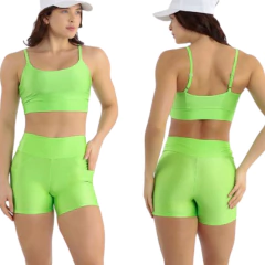 Conjunto short com bolsos Clara na internet