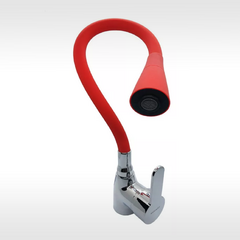 Griferia de cocina monocomando Flexible 360 Mozart 8221 Roja