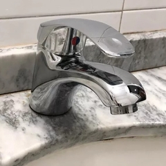 Grifería Canilla Monocomando Cromada Baja pesada - comprar online