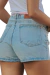 SHORT BÁSICO CLARO - Delpaz jeans - Para meninas cheias de si : ) 