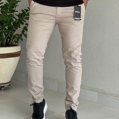 Calça Sarja Hugo Boss Bege Claro