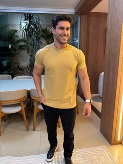 Camiseta Ralph Lauren Bege na internet