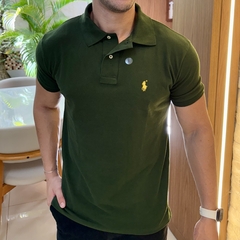 Camisa Polo RL Verde Militar