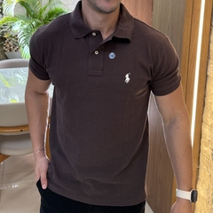 Camisa Polo RL Marrom