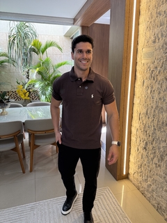 Camisa Polo RL Marrom - comprar online