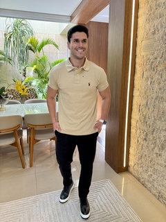 Camisa Polo RL Bege - comprar online