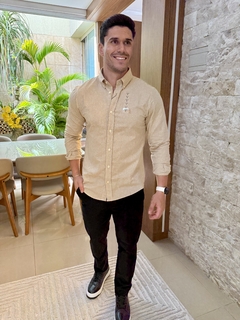 Camisa Social RL Bege - comprar online