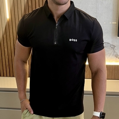 Camisa Polo Hugo Boss Preta