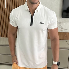 Camisa Polo Hugo Boss Branca