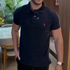 Camisa Polo RL Azul Escuro